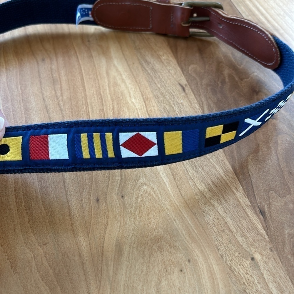 Preston Navy Code Flag Belt - Picture 7 of 15